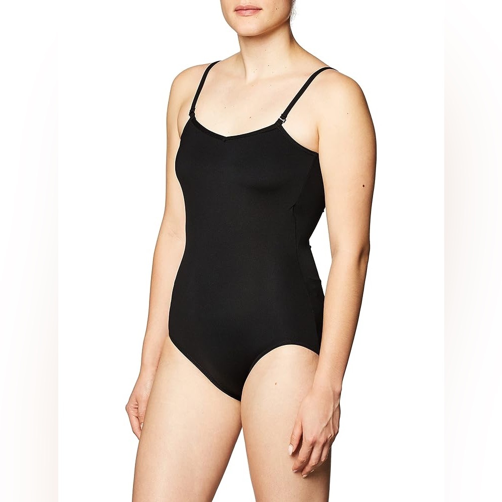 Capezio Women's Camisole Black Leotard Adjustable Straps Dancewear Size - S NWT